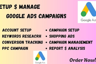 setup google ads adwords PPC ads campaigns