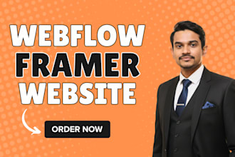 webflow website, framer website, framer landing page as webflow developer