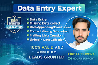 do linkedin data enrichment, list building, and email finding