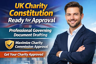 draft UK charity constitution and documents
