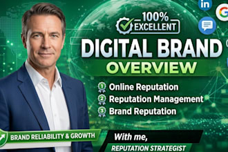be your online reputation management expert, ORM and fix,protect your brand