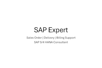 provide sap sd support for sales order, delivery and billing issues