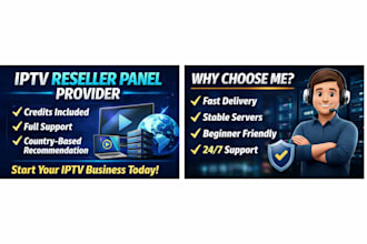 provide reseller panel with credit and full support
