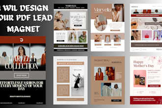 design canva freebie, lead magnet, ebook and workbook in canva