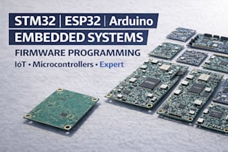 do stm32 esp32 arduino embedded systems firmware programming and iot dev