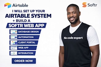 build softr webapp client portal marketplace airtable database softr airtable