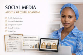 audit your instagram or tiktok and create a growth roadmap