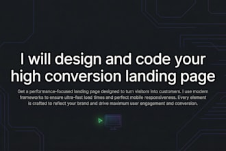 design and code your high conversion landing page