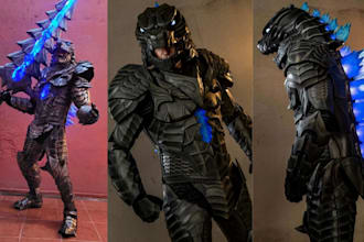 create custom 3d cosplay fantasy prop full wearable cosplay anime game armor