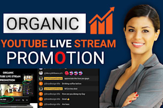 do youtube live stream promotion, twitch live stream promotion, twitch views
