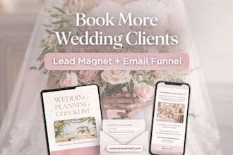 create your lead magnet and email funnel to book more clients