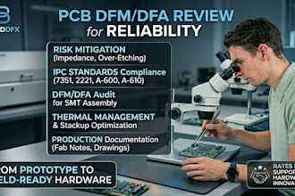 perform a professional dfm review on your pcb