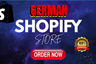 create a multilingual shopify store in english and german