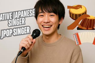 be professional anime singer japanese singer podcast jingle singer songwriter