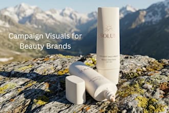 create premium beauty product ads and ai campaign visuals