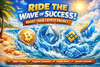 grow your crypto project with cmc coingecko listing and investor promotion