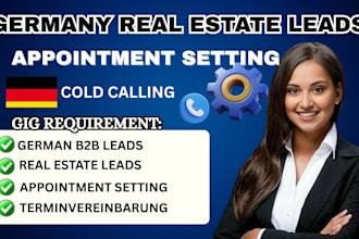 german real estate lead generation cold calling  terminvereinbarung