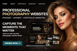 design photography website pixieset website portfolio gallery showit website