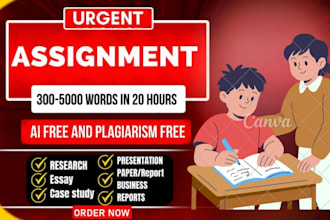 write research reports, assignments, projects, proposal, essay and coursework