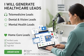 generate medical and healthcare leads telemedicine, dental, mental health