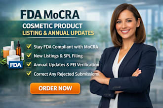 do fda mocra cosmetic product listing spl filing and annual updates