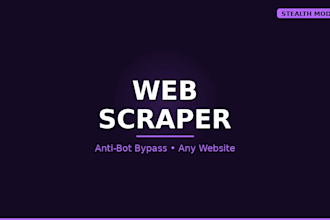 collect and extract data from any website using python