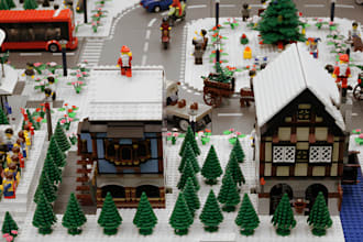 design custom lego moc in bricklink studio with PDF instructions XML part list