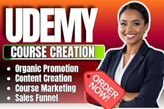 do udemy online course promotion to increase student, kajabi sales funnel