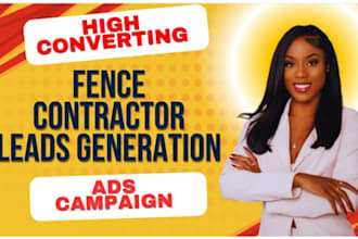 fence contractor ads fence installer ads fencing leads fence replacement ads fb