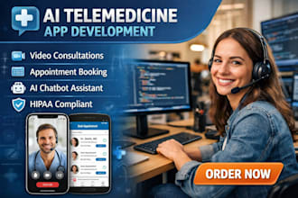 develop ai telemedicine app ai clinic ai doctor app ai medical mobile app