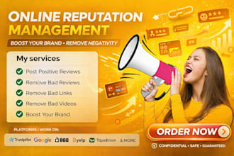 clean and fix your online reputation for better first impressions, ORM and SEO