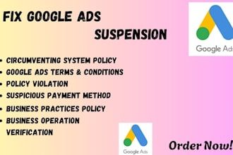fix google ads suspension resolve policy violation circumventing issuse