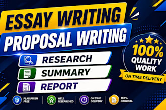 do essay writing as an essay writer and proposal writing expert