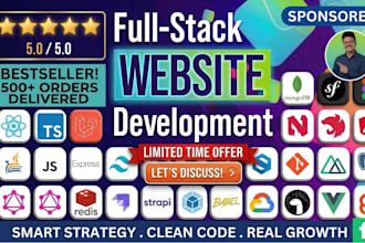 do website development , full stack development, website coder