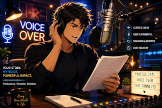 record  seductive,sensual,emotional male voiceover sfw nsfw asmr erotic voice