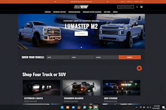 build auto parts shopify store automotive website automobile car parts website