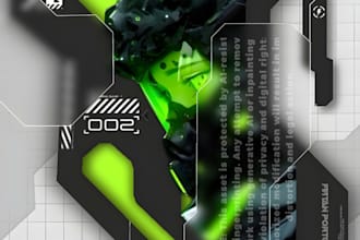 design high end cyberpunk anime hud and futuristic UI interfaces