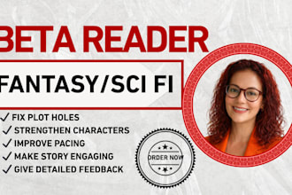 beta read your fantasy book critique your sci fi horror memoir beta reader