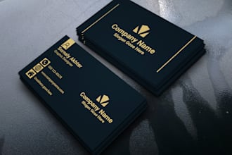 design a modern professional business card design