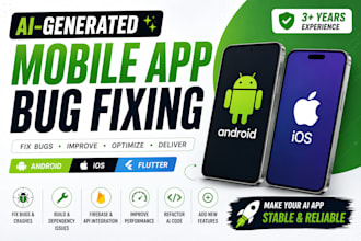 fix vibe coded android, ios, and flutter apps