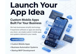 develop a scalable react native mobile app for android and ios
