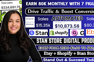setup etsy shop stan store etsy digital product shopify digital product