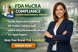 handle fda mocra compliance cosmetic registration renewal and product listing