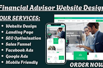 financial advisor website, accounting website, tax website, bookkeeping website