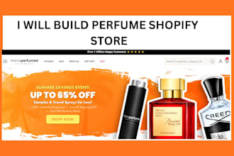 build perfume online store, shopify perfume store fragrance, oud cologne store