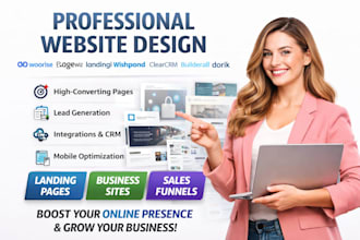 design woorise pagewiz landingi wishpond clearcrm builderall dorik website