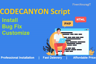 install and customize codecanyon script on your server