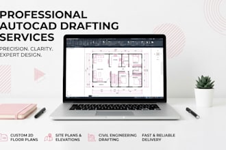 convert PDF or sketch to autocad drawing