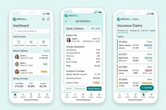 build a complete hospital billing software with a patient portal app