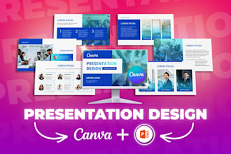design professional presentation and powerpoint slides